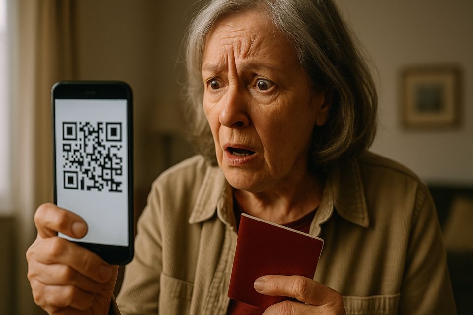  QR-:        