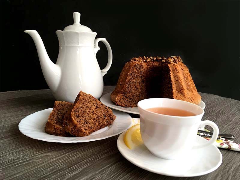 Ореховый манник к вечернему чаю