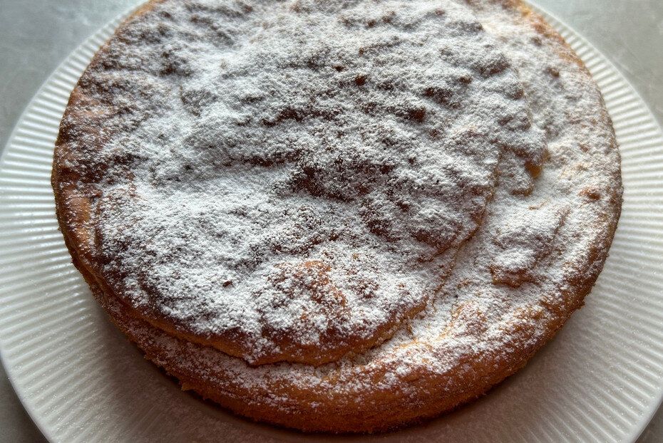 Персиковый кекс