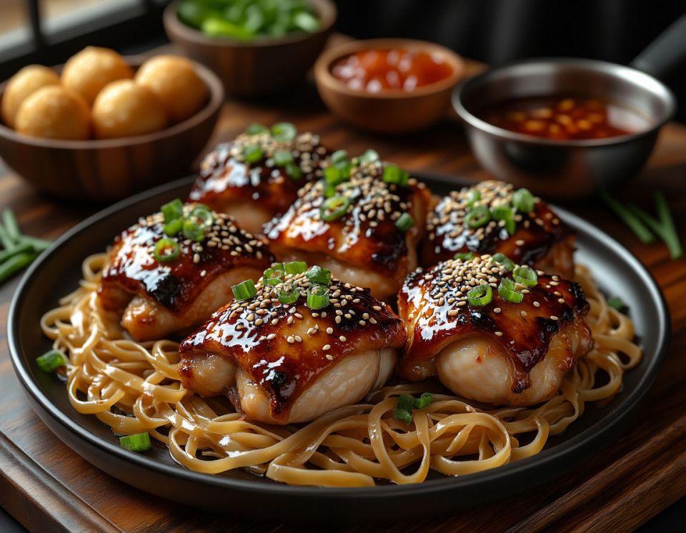 Нежная курица с карамельной корочкой запекается в духовке и удивляет простотой готовки