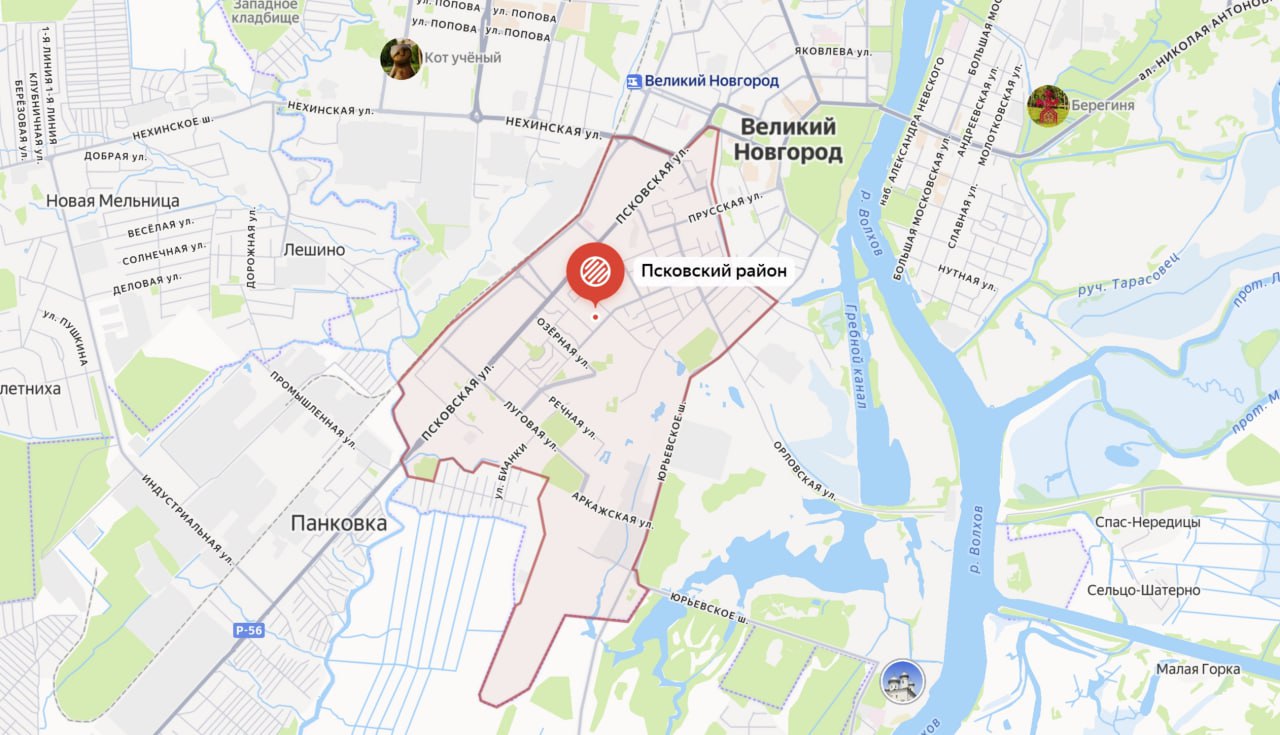 В Псковском районе Великого Новгорода одна из дорог будет закрыта более месяца