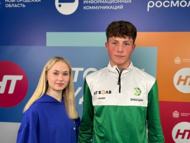 В «Детской студии» – Роман Лобанов, вратарь футбольной команды