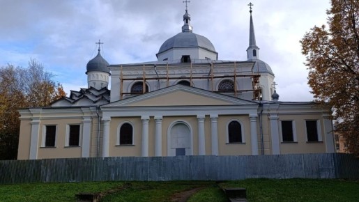 В Великом Новгороде завершается ремонт Церкви Никиты на Большой Московской
