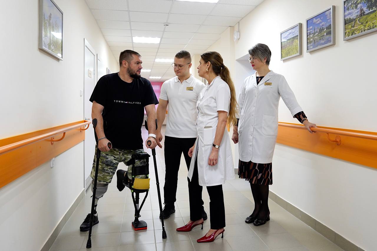 В новгородском Клиническом центре медицинской реабилитации открыли палатный блок для участников СВО