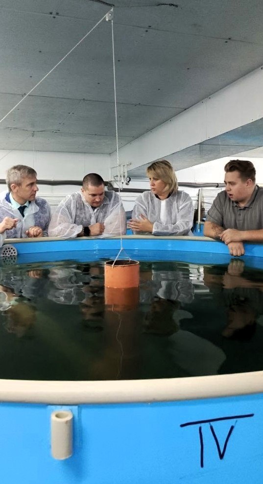 Дмитрий Графов и участник проекта «СВОи Герои 53» посетили новгородский рыбзавод Дмитрий Графов и участник проекта «СВОи Герои 53» посетили новгородский рыбзавод