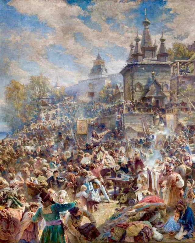 Эта картина по своим размерам занимает второе место в России и 4-е место в мире Эта картина по своим размерам занимает второе место в России и 4-е место в мире