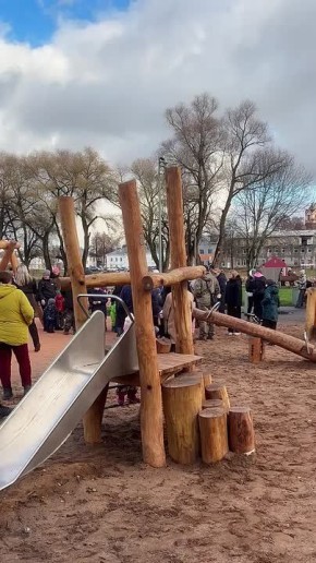 В Старой Руссе открыли новую зону отдыха «Красный берег»