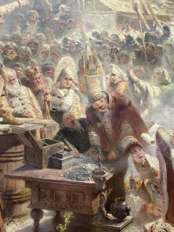 Эта картина по своим размерам занимает второе место в России и 4-е место в мире Эта картина по своим размерам занимает второе место в России и 4-е место в мире