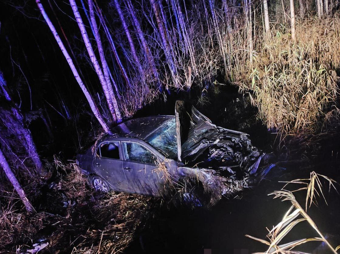 Под Великим Новгородом в результате аварии погиб мужчина, еще двое человек пострадали