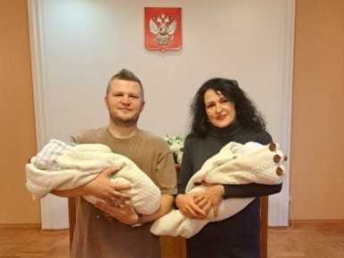 В Старорусском округе одного из новорожденных братьев назвали редким именем
