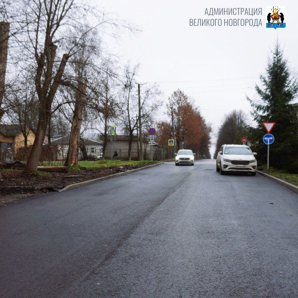 На Михайловой улице отремонтировали участок автомобильной дороги