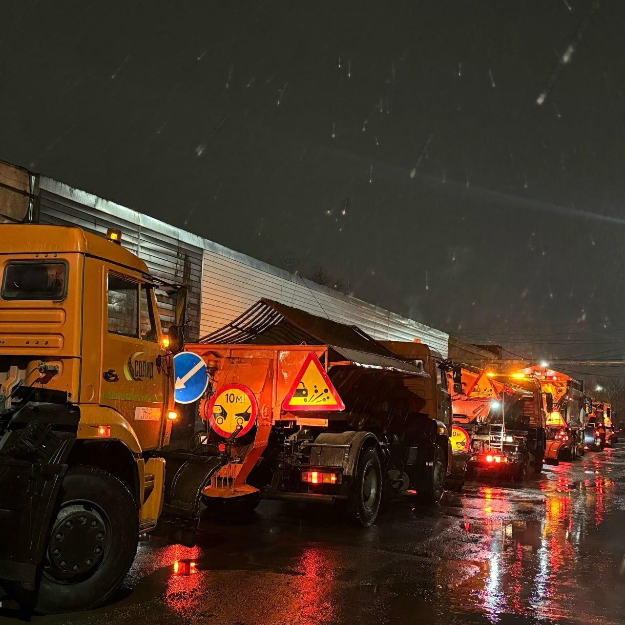Новгородский «Солид» начал патрулировать дороги круглые сутки из-за похолодания