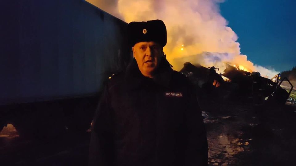 *Комментарий начальника Управления Госавтоинспекции УМВД России по Новгородской области полковника полиции Виктора Гаврилова с места ДТП