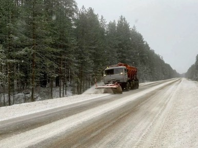 Снежные осадки продолжатся в Новгородской области