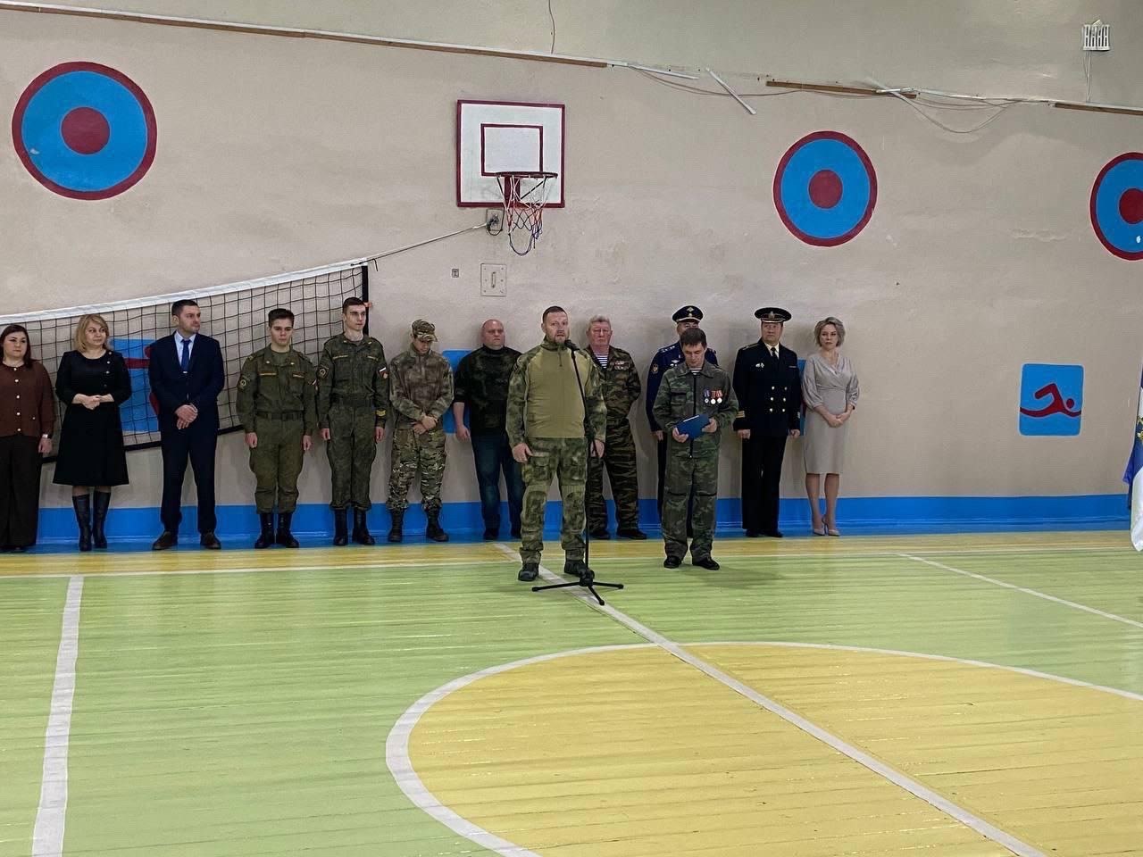 Ветеран СВО Андрей Павлов принял участие в Дне призывника, который прошёл в Дорожно-транспортном техникуме