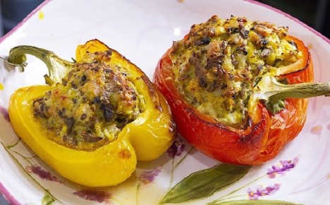 Фаршированные перцы: вегетарианское чудо с грибной начинкой