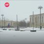 На главной площади Великого Новгорода начали монтаж новогодней иллюминации