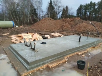 На будущей станции водоподготовки в Старорусском округе построили фундамент