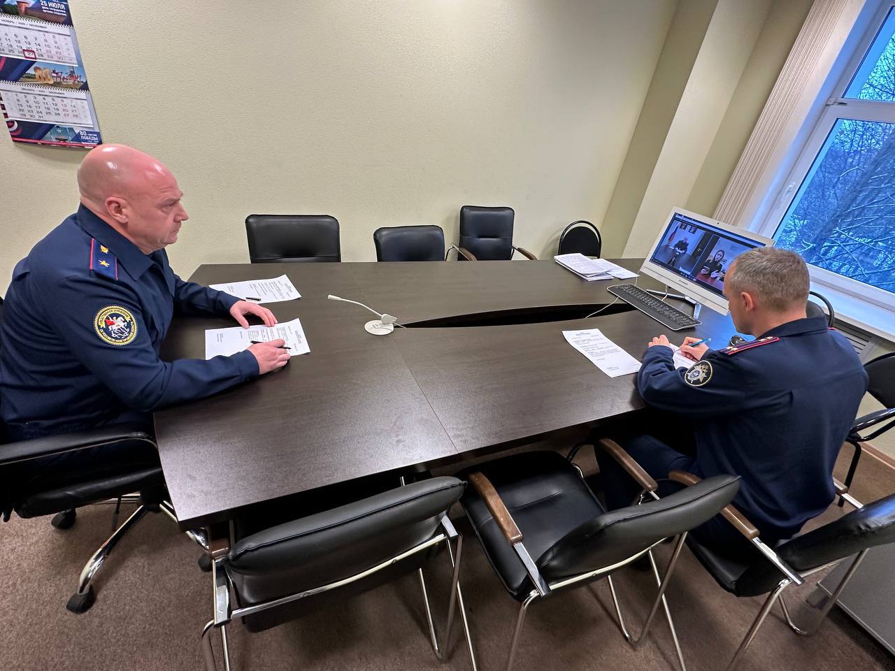 Руководитель следственного управления провёл приём граждан посредством видеоконференцсвязи