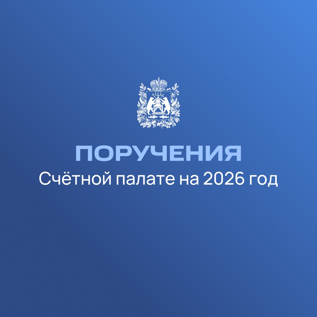 Депутаты утвердили постановление о ежегодных поручениях Счётной палате на 2026 год