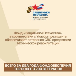 Фонд «Защитники Отечества» обеспечит инвалидов-ветеранов СВО автомобилями и протезами