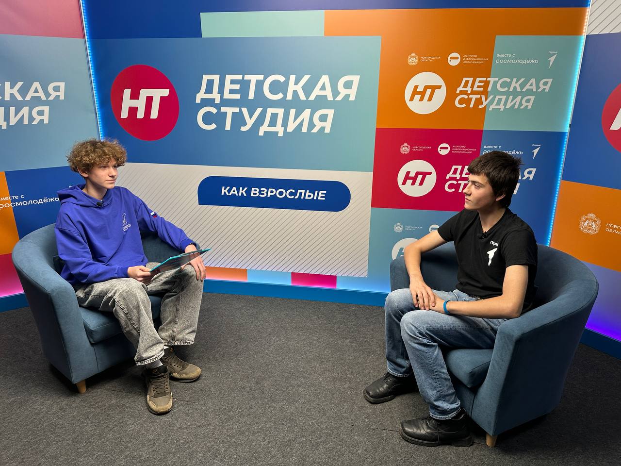 В «Детской студии» – Павел Макаров, активист Движения Первых из Крестецкого округа В «Детской студии» – Павел Макаров, активист Движения Первых из Крестецкого округа