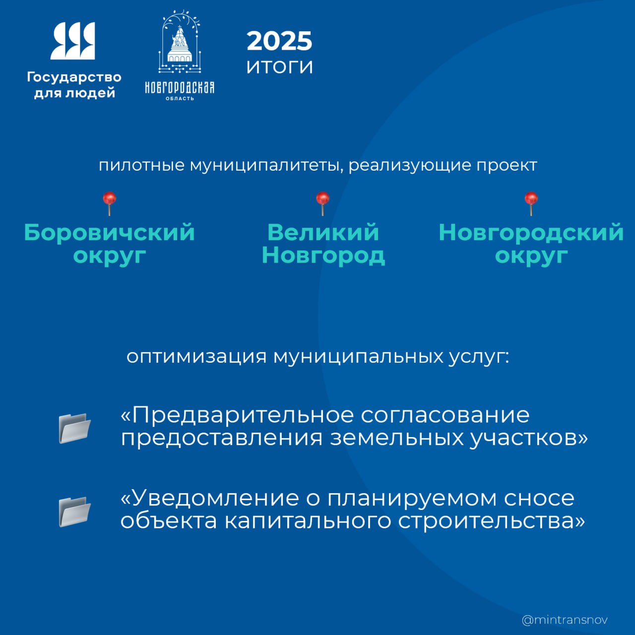В 2025 году Новгородская область достигла успехов в реализации федерального проекта «Государство для людей», направленного на повышение качества государственных и муниципальных услуг, улучшение клиентоцентричности и... В 2025 году Новгородская область достигла успехов в реализации федерального проекта «Государство для людей», направленного на повышение качества государственных и муниципальных услуг, улучшение клиентоцентричности и...