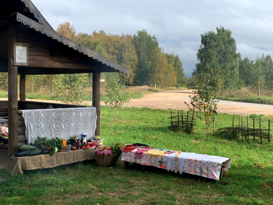 Жители старинной деревни Наволок мечтают о красивом въездном знаке