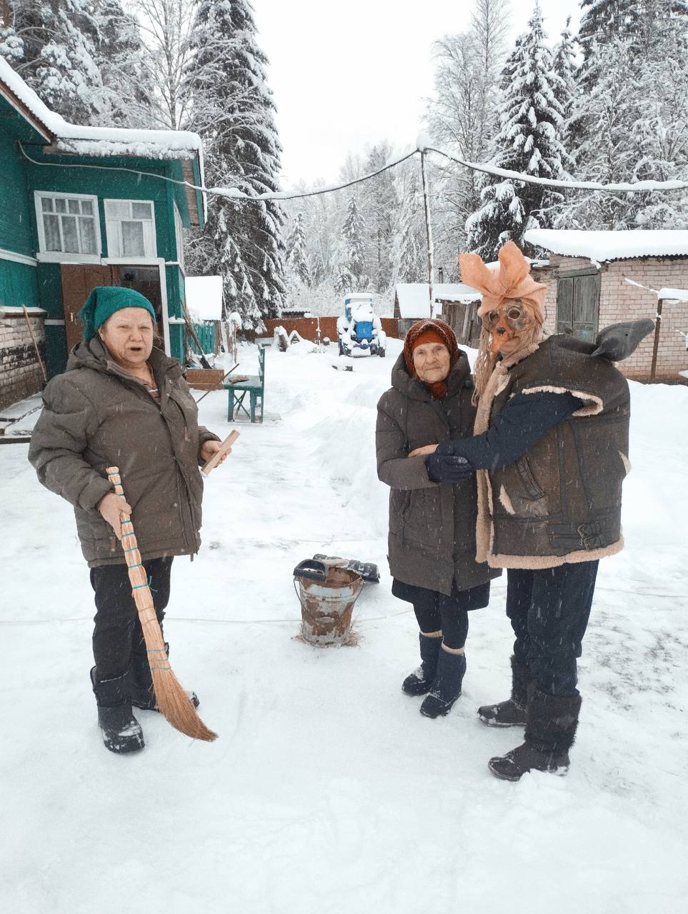 В деревню Красные Станки накануне Нового года пришло волшебство! В деревню Красные Станки накануне Нового года пришло волшебство!