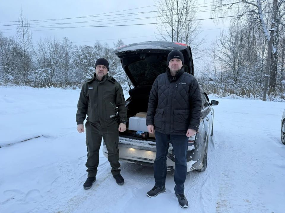 Из Малой Вишеры отправили гуманитарную помощь родственникам одного из бойцов СВО