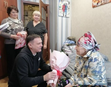 Жительница Чудовского округа Анастасия Муравьёва отпраздновала столетие