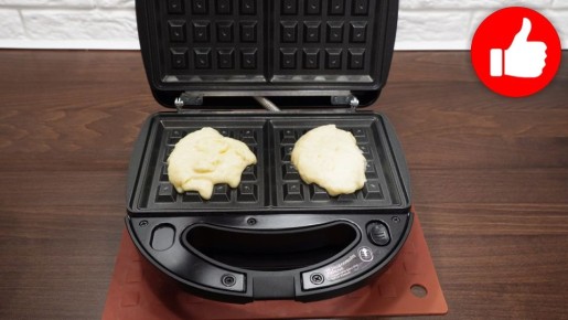 Как приготовить невероятные вафли на кефире в мультипекаре