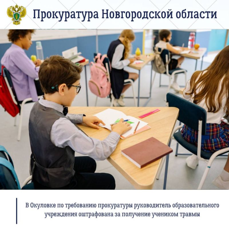 Прокуратура Окуловского района по информации в сети Интернет провела проверку соблюдения требований законодательства об образовании
