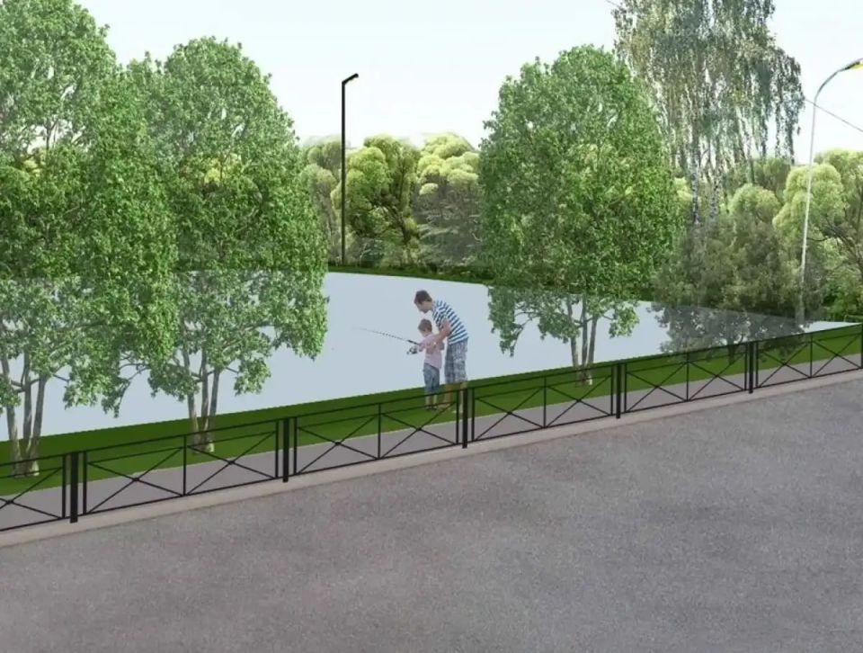 На пруду в Малой Вишере установят пирс и освещение