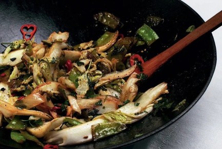 Объедение из Пекинской капусты с мятой и горошком