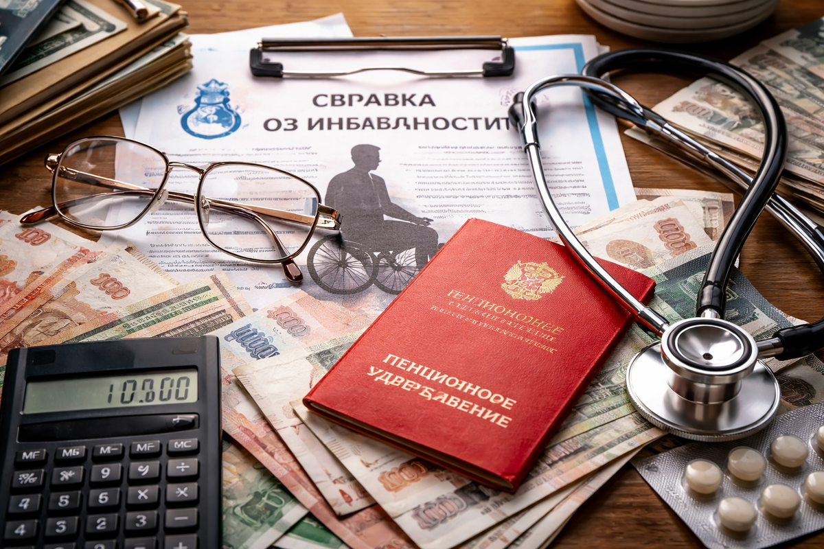 Пенсия по инвалидности в 2026 году: какие факторы влияют на разные размеры выплат