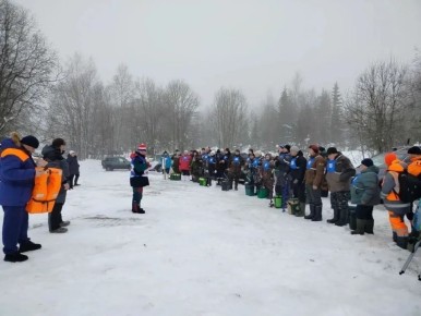 В Любытинском округе прошёл турнир по зимней рыбалке