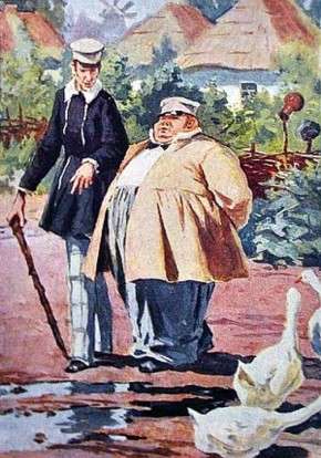 «Славная бекеша у Ивана Ивановича! Отличнейшая! А какие смушки! Фу ты, пропасть, какие смушки! Сизые с морозом! Я ставлю бог знает что, если у кого-либо найдутся такие! Взгляните, ради бога, на них, — особенно если он станет...