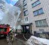 Пожарно-спасательные подразделения ликвидировали пожар в Великом Новгороде