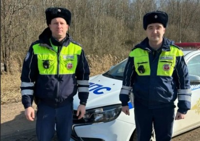 Инспекторы ДПС помогли доставить малыша в больницу в Великом Новгороде