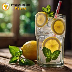 Освежающий лимонад с мятой