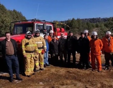 Новгородские огнеборцы проверили свою готовность к пожароопасному сезону