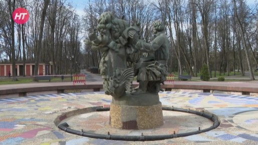 В Великом Новгороде начали подготовку городских фонтанов к летнему сезону