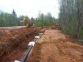 В Пестове продолжается строительство газопровода