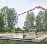 В деревне Новоселицы Новгородского округа возводят новую спортплощадку