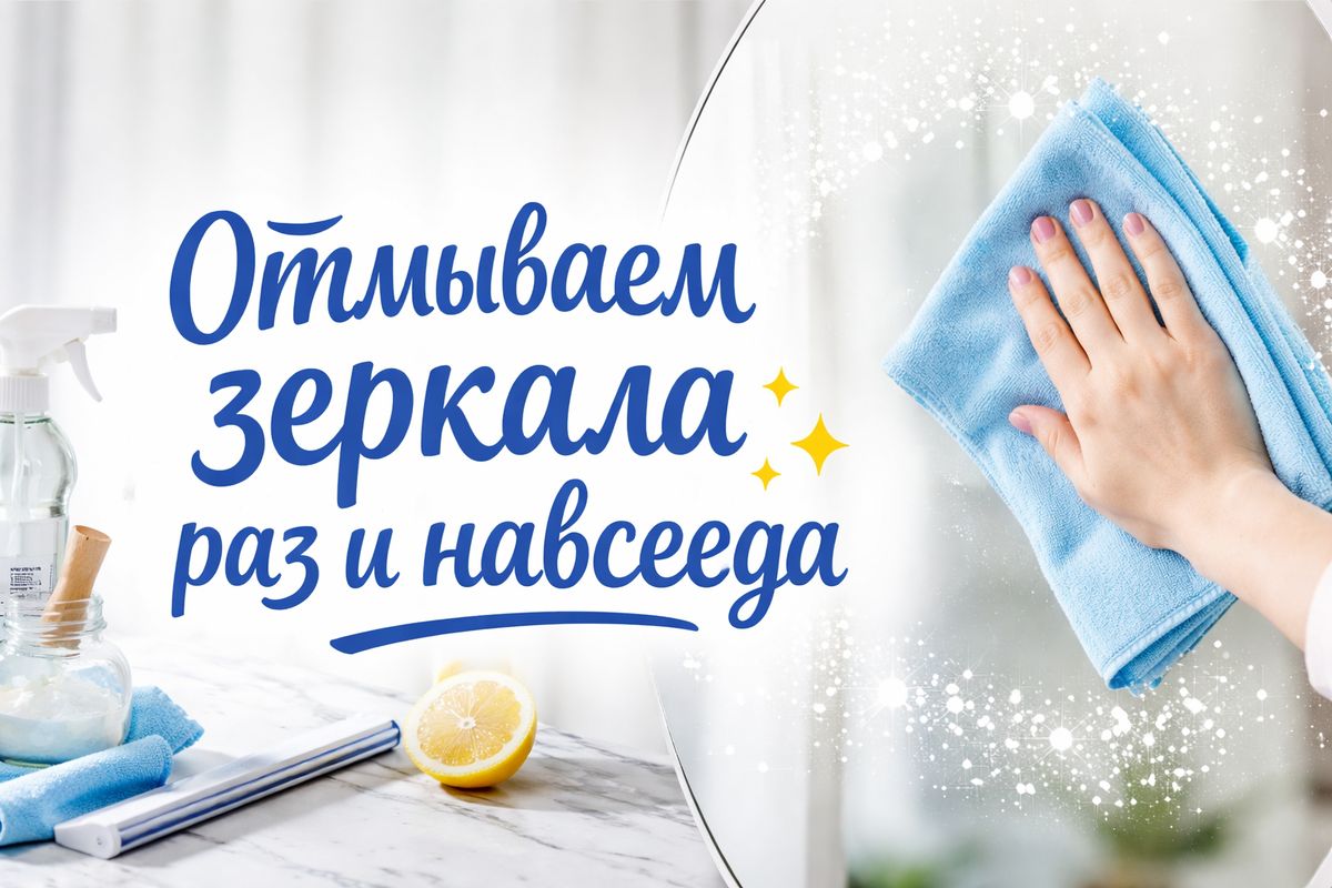 Как очистить зеркало до идеала: советы профессионалов