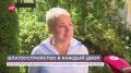 Двор на одной из улиц Великого Новгорода стал уютнее