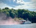 На Волхове в Великом Новгороде спасатели провели учения по ликвидации ЧС