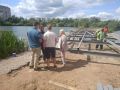 В парке «Чистые пруды» в Великом Новгороде продолжается благоустройство