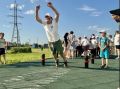 В новгородском парке открыли новую спортивную площадку ГТО